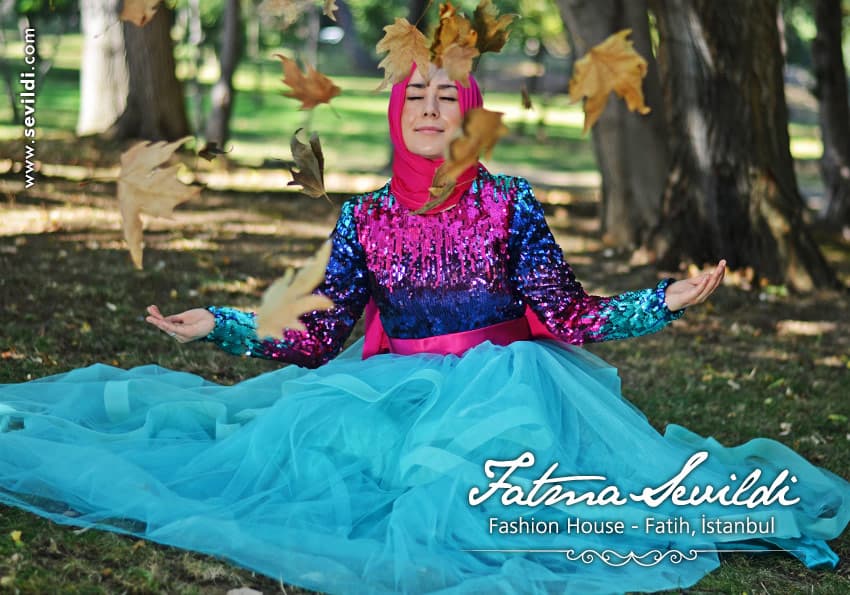 Fatma Sevildi 2015 Tesettur Abiye Nisanlik Modelleri 7