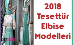 2022 Tesettür Elbise Modelleri